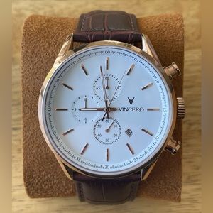 COPY - Vincero Rose Gold/White Chrono S NEW